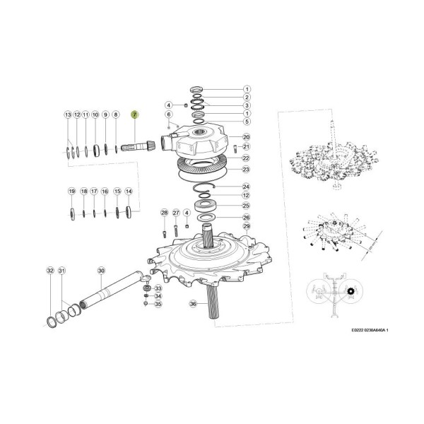 Pinion De Atac Z12 Claas Liner (12X66) 0001506890