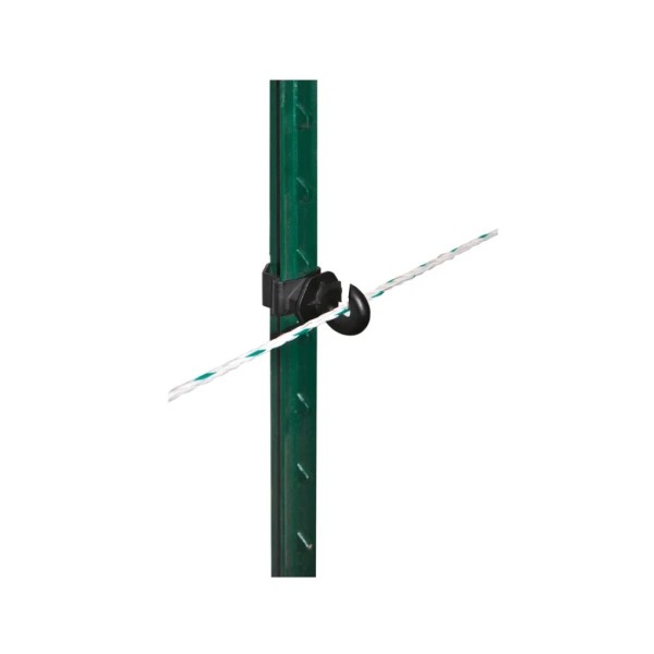 Izolator pentru fir gard electric T-post negru 25 buc Kerbl