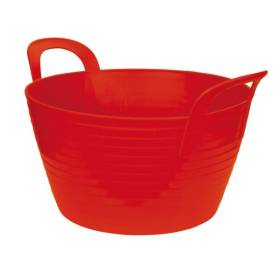 Hranitoare flexibila FlexBag rosie 12 L Kerbl