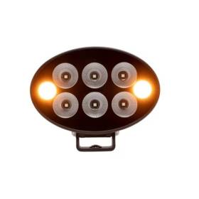 Lumina LED Ovala Cu Avertizare Portocalie 36W, 3500lm,12/24V